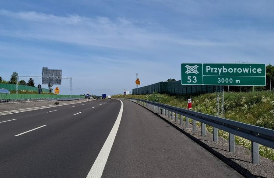 Węzeł na siódemce w Przyborowicach w końcu otwarty. Ale nie do końca
